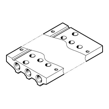 Manifold Rail VABM-L1-10AS-M5-4